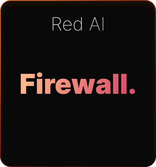 red AI firewall